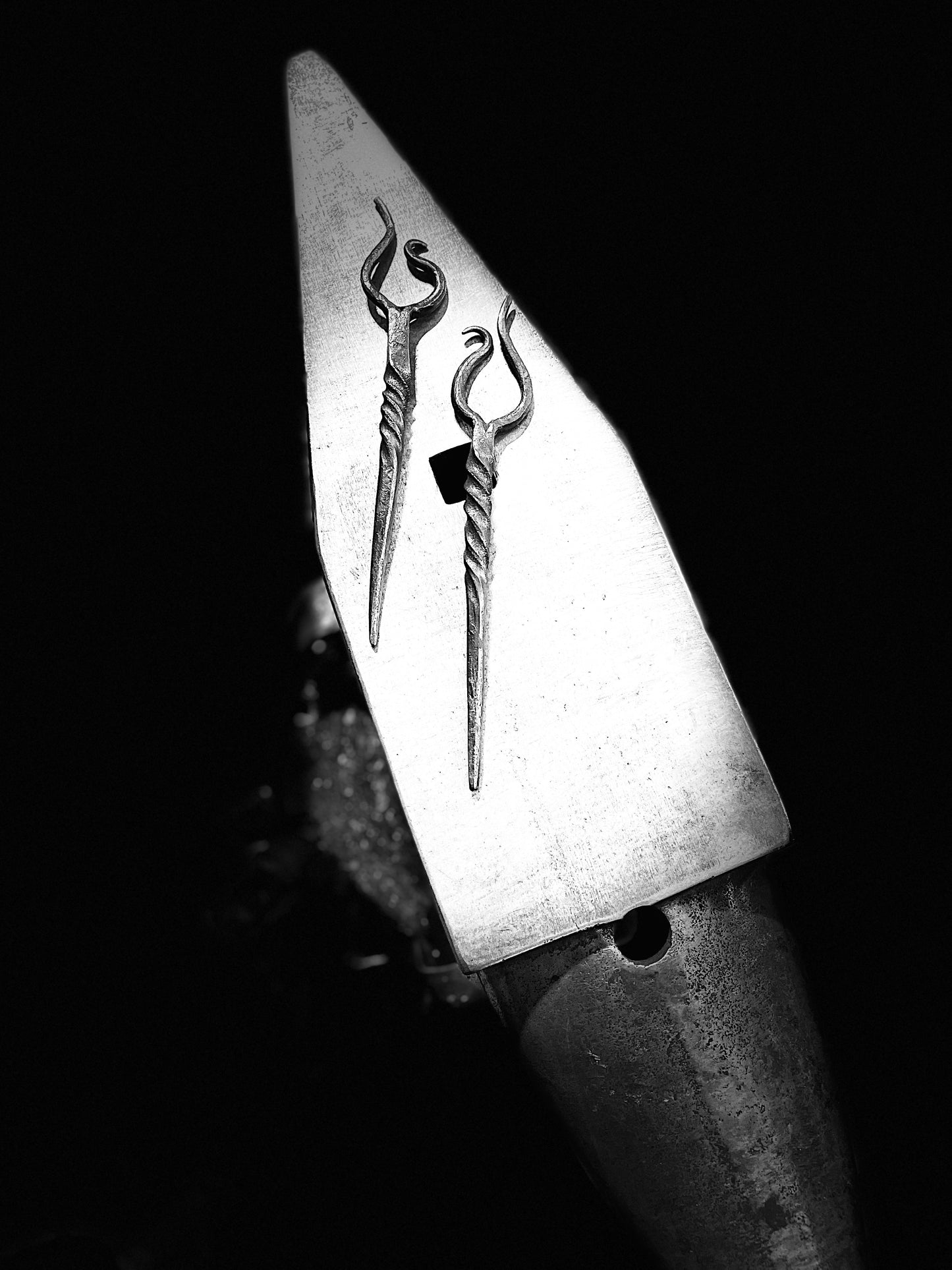 Blacksmith forged magic wands.